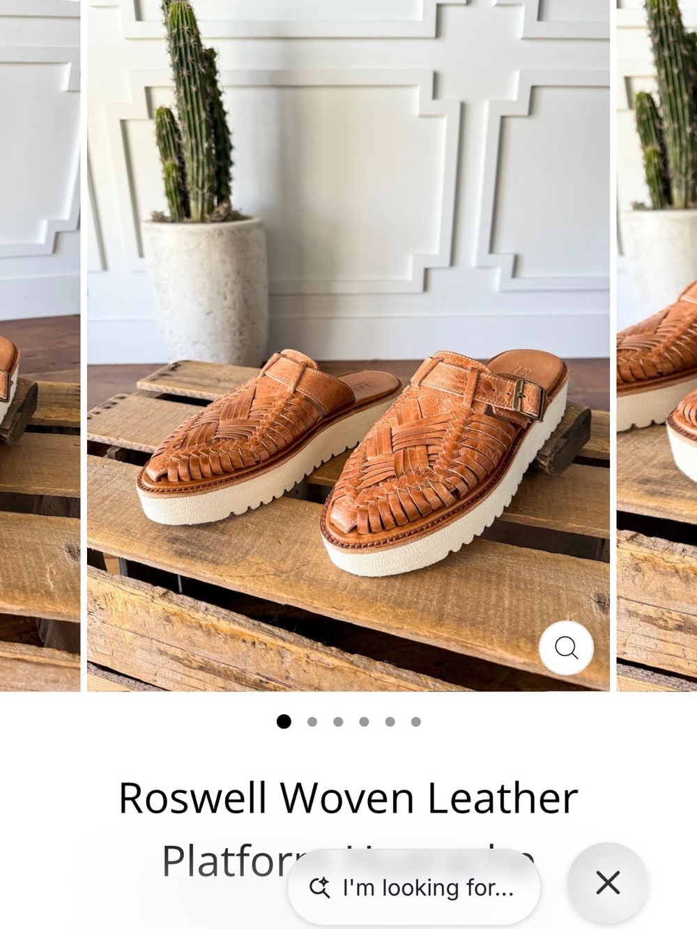 Bedstu Roswell woven slides